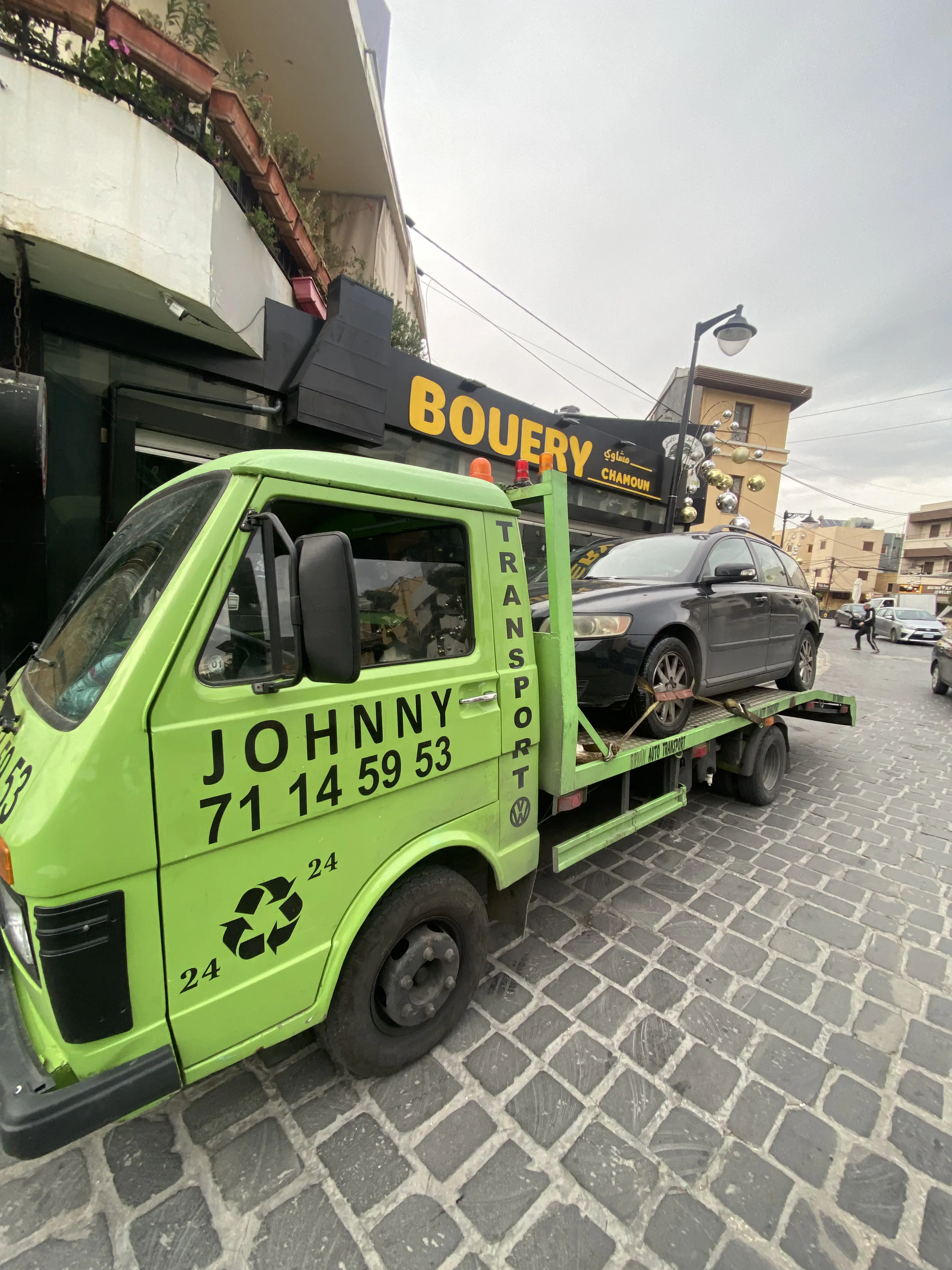 Broken mini van from the heart of batroun.